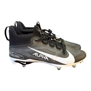 Nike Alpha Menace 4 Pro Football Cleats Men’s Size 14 Black/White
